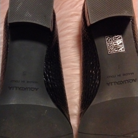 NEW AQUATALIA WATERPROOF PUMPS IN BLACK SIZE 9 - Picture 8 of 8
